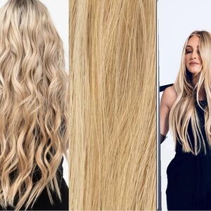 NWT 24inc LACED HAIR clip human extension